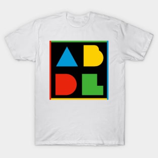 ABDL Logo Color Block - Black T-Shirt